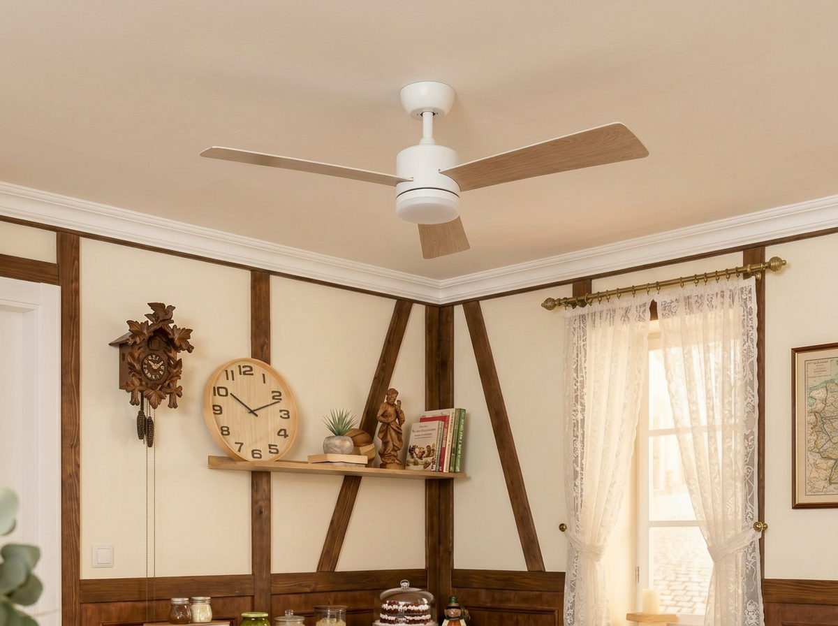 Ventilador de techo Fantiluxe en Comedor