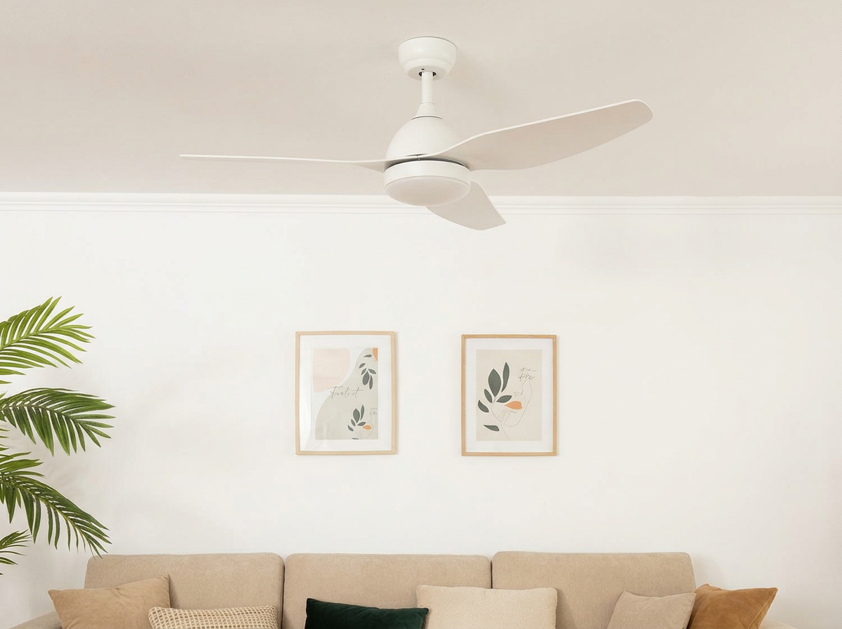 Ventilador de techo Fantiluxe en Salón